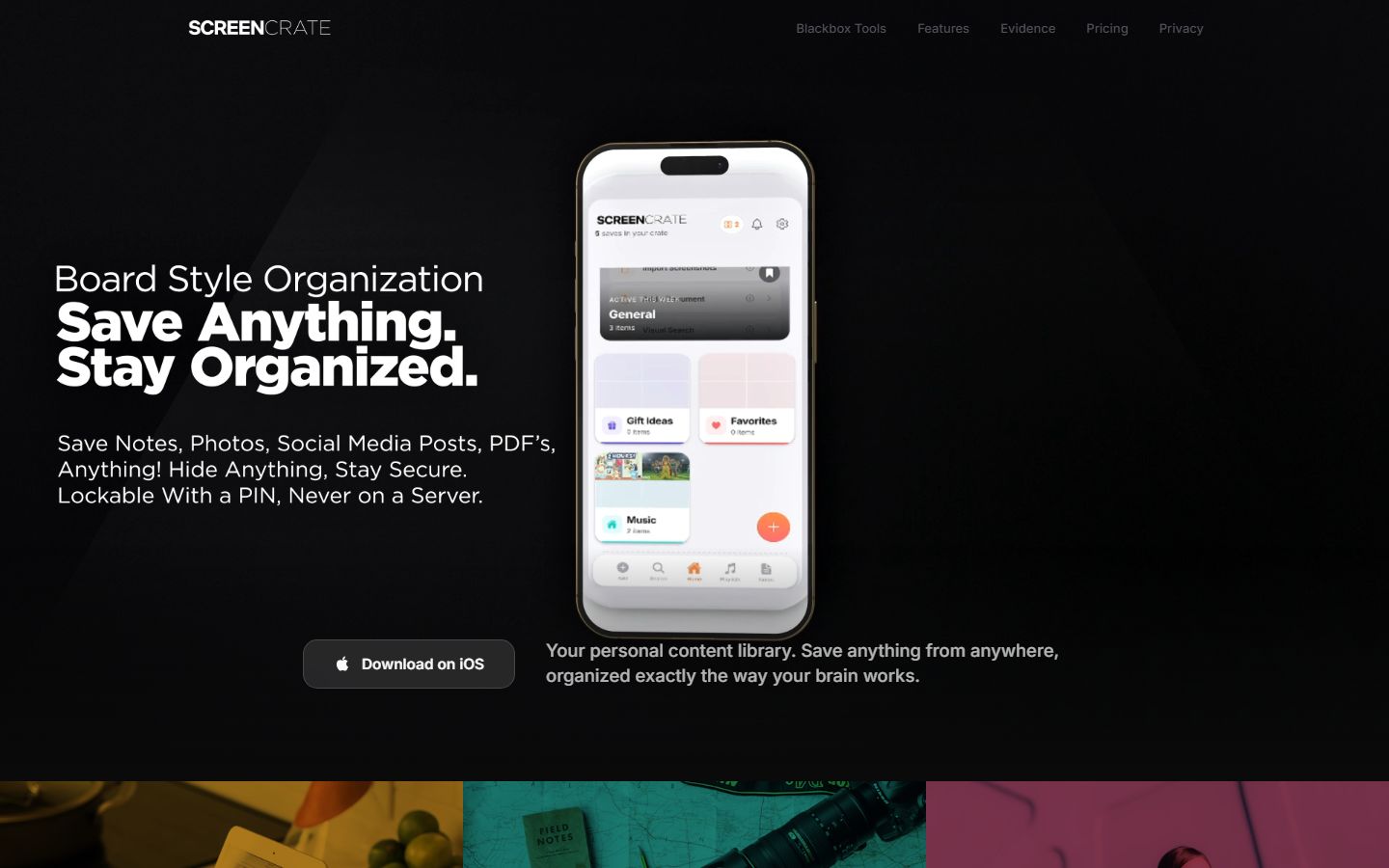 Screencrate app