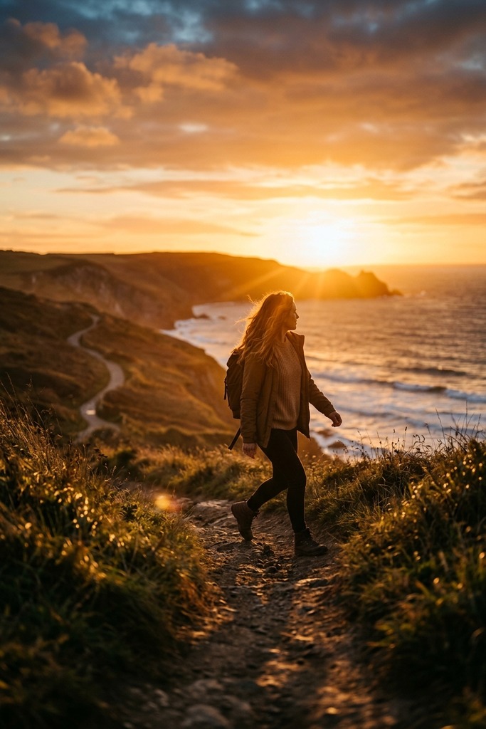 Golden hour portrait photography - portfolio demo